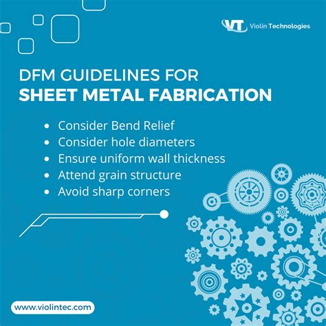 sheet metal dfm guidelines